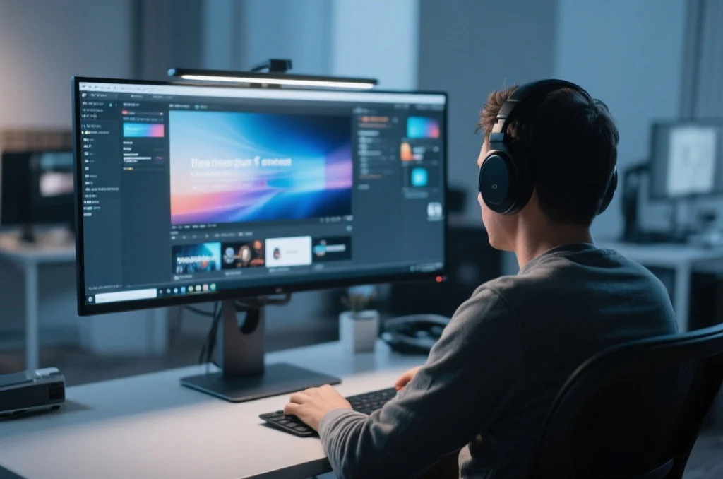 用户在桌面电脑上享受恒行6的沉浸式娱乐体验